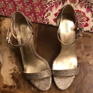 Michael Kors gold shoes